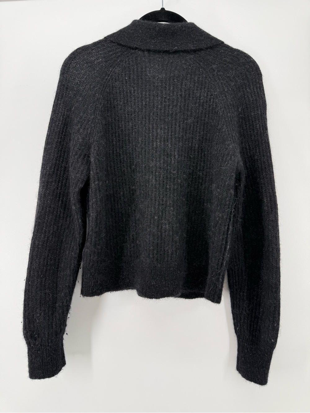 Everlane Alpaca Collared Cardigan S Dark grey - Picture 3 of 7